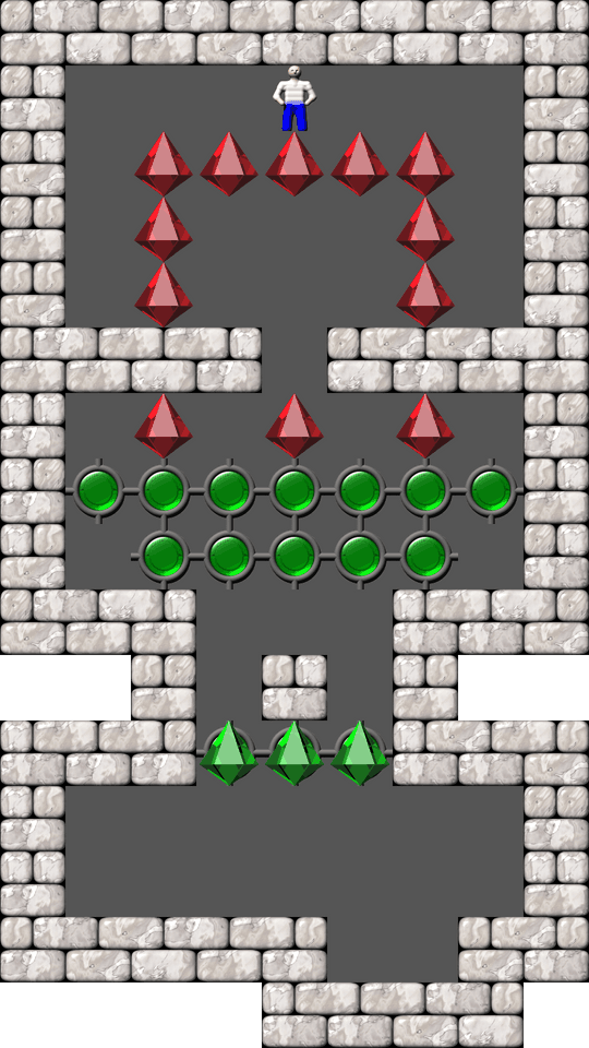 Sokoban Ghislain Martin Arranged level 62